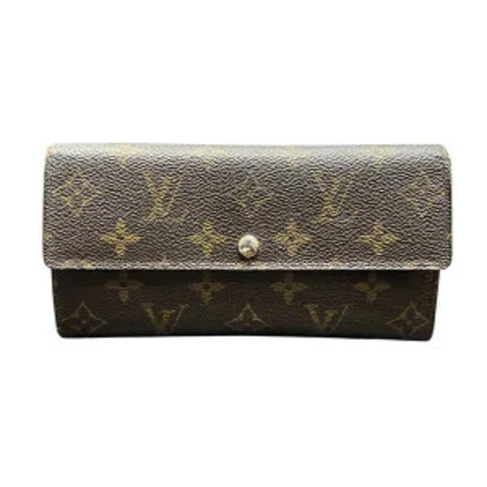 Louis Vuitton Monogram Portefeuille Sarah Bi fold Wallet Long
